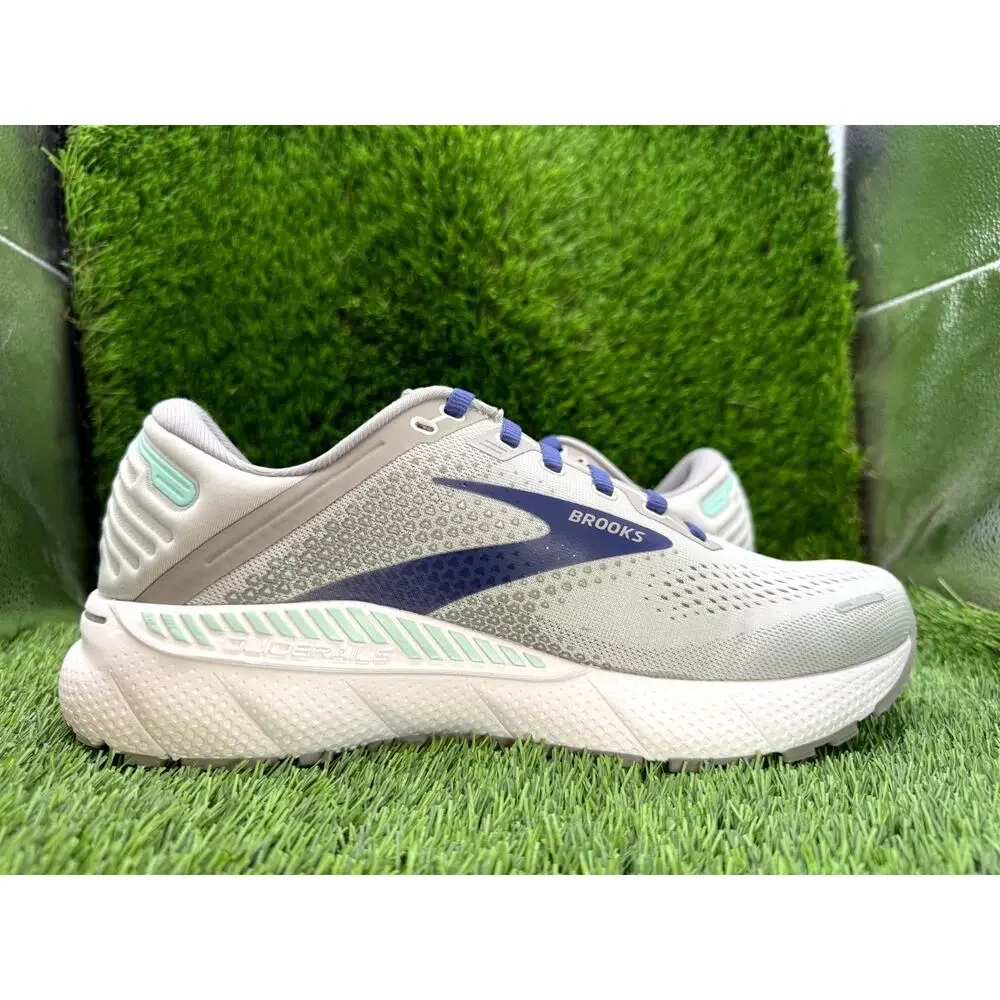 Brooks Adrenaline GTS 22 1203531D045 Athletic Sneaker Womens 10.5D Gray Mesh Gym